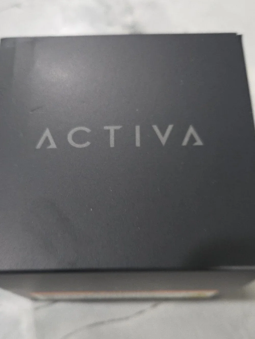 Ativa White Digital Watch with Rose Gold Accent